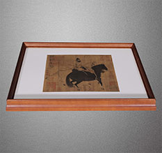 殷都书画装裱配框服务案例